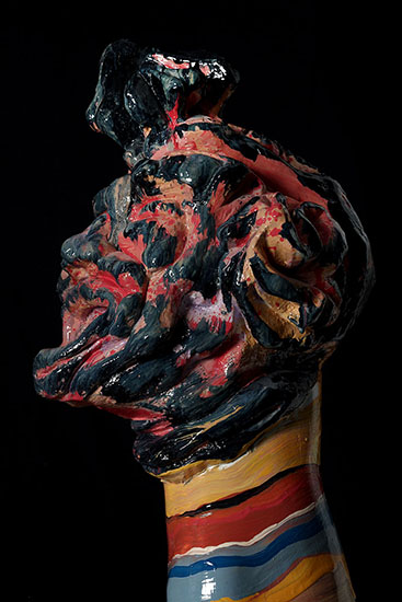 Untitled from No Mind series/metal, fiber glass, plaster, acrylic with transparent color coating/ 45.45.142 cm/2012