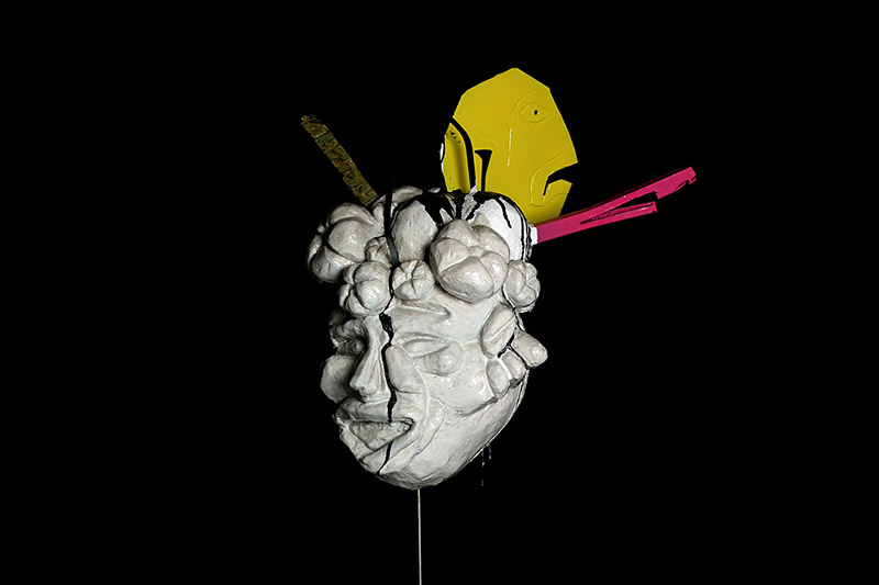 Hope from No Mind series/metal, fiberglass, plaster, synthetic resin, acrylic with transparent color coating /45.45.173 cm/2012